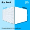 SCRIBBLEDO Dry Erase Grid Whiteboard 9" x 12" Double Sided