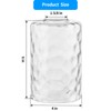 Skelang Hammered Lip-less Glass Lamp Shade, Cylindrical Light Cover with