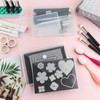 20Pcs/Set 10 Rubber Magnetic Sheets 0.5mm Thickness with 10 Clear
