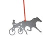 Horse Harness Racing Metal Ornament
