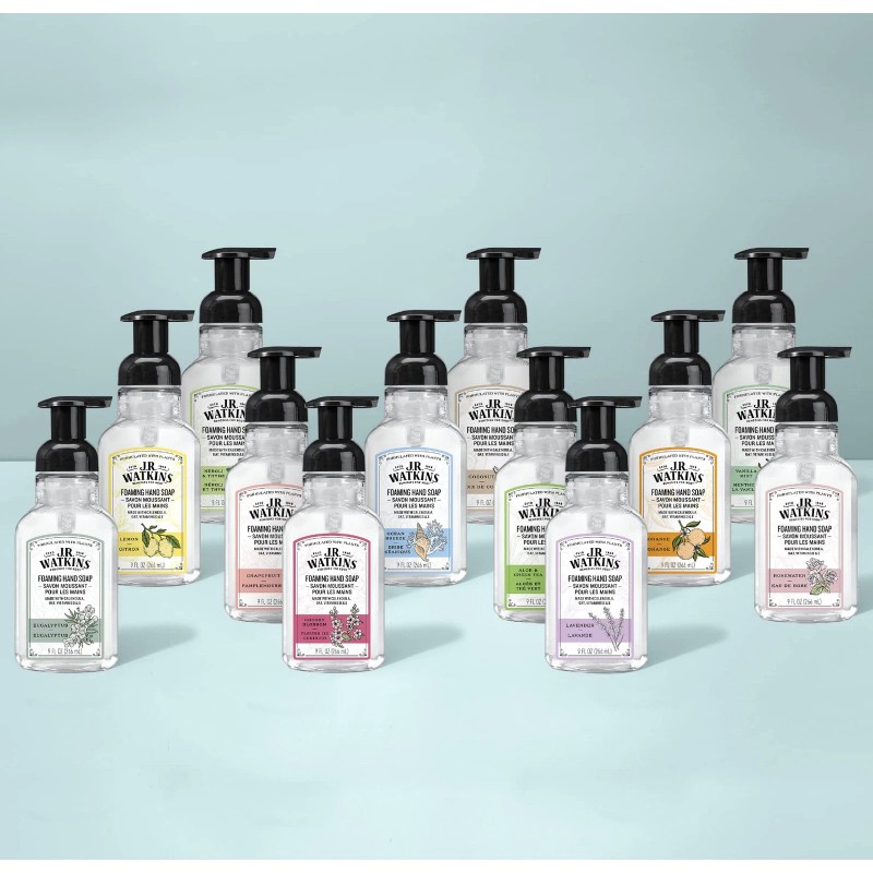 J.R. Watkins Foaming Hand Soap Pack of 3 Lemon Scent
