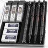 Nicpro 0.9 Metal Mechanical Pencil Set with Case, 3PCS Hevey