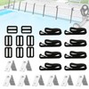 Solar Cover Reel Attachment Kit 8 Pack Universal Straps &