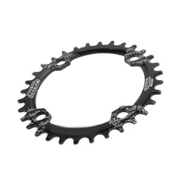 SUNGOOYUE Bicycle Chainring, Bicycle Narrow Wide 104 BCD 32T Round Chain Ring for Mountain Bike Bicycle (Black)