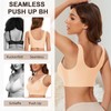 Jiuday Seamless Bra without Underwire Large Breasts Strong Hold Lace