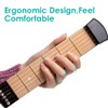 Pocket Acoustic Guitar Practice Tool 6 String Fingerboard 6 Fret