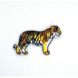 unbranded TIGER WILD ANIMAL ZOO & JUNGLE ANIMALS -Iron On Embroidered Applique Patch 191