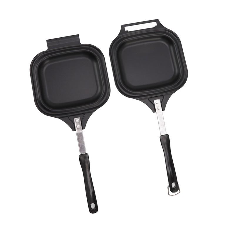 Frying Pan Even Heating Easy Cleaning Double Sided Iron Pancake