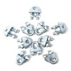 10Pcs. Wire Rope Clamp U-Shape Cable Clip – Steel Saddle