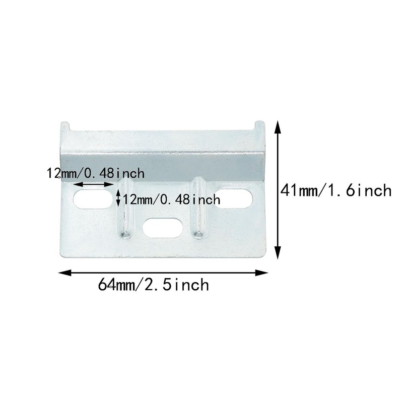 ITROLLE 4PCS Heavy Duty Kitchen Wall Unit Cabinet Plates Universal