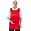 Mirabella Health & Beauty Unisex Cura Tabard Apron Red S