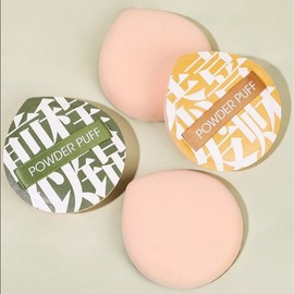 Baby Butt Mochi Puff (Case Included) - Foundation Powder Makeup Sponge, Teardrop Cushion Giant Puff Random 8ea