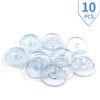 Qjaiune 10 Pack 3/4 Inch Clear Washers for Shower Door