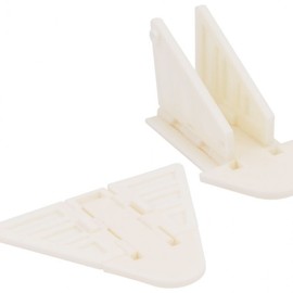 Wing-Type Window Stopper for Child Safety & Fall Prevention White 5ea
