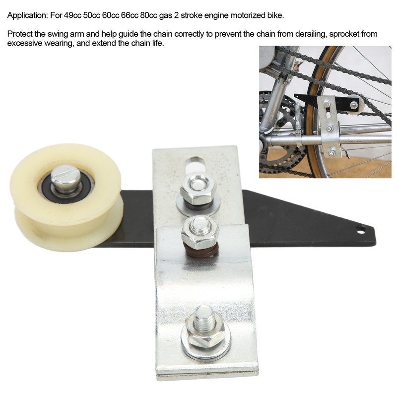 Spring Bearing Chain Idler Tensioner with Pulley Replacement for 49cc