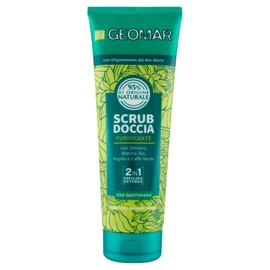 Geomar | Ducha Peeling, reinigend, 2-in-1 Exfolia y Limpia, Uso Diario, 95% Origen Natural, Fórmula Vegana, Dermatológicamente Testado, Made in Italy, 250 ml