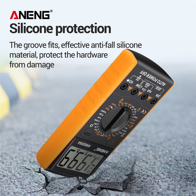 ANENG AN9205A Digital Multimeter 3 1/2 LCD Display 1999 Count