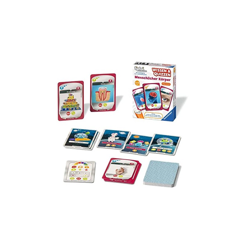 Ravensburger tiptoi 00080 Knowledge and Quizzes: Human Body, Quiz Game