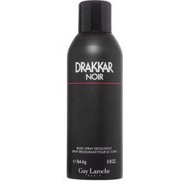 DRAKKAR NOIR By Guy Laroche DEODORANT BODY SPRAY for Men 5.8 oz