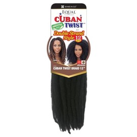 SHAKE-N-GO Cuban Twist Braid 12" (TWO-TONE MEDIUM AUBURN T30)