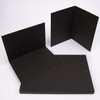 PresentFill® Folding Cards Blank in Black - 25 Folding Cards