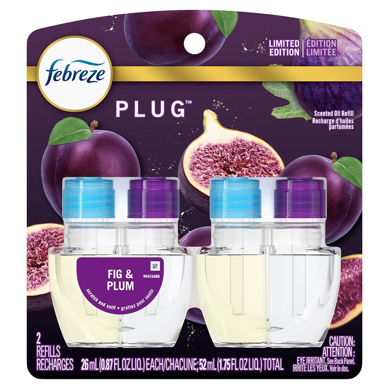Febreze Odor-Fighting Fade Defy Plug Air Freshener Refill - Fig