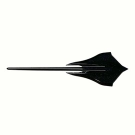 Stingray Mako Shark Emblem Car Fish Wall Badge 3D Decal Repalcement for 2020 2021 2022 C8 Corvette 84316259 (Glossy Black)