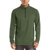 TACVASEN Men's 1/4 Zip Fleece Long Sleeve Shirts Running Shirts