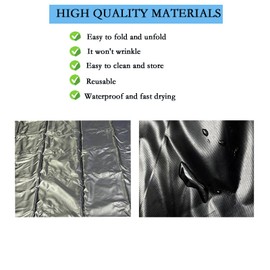 Szblnsm Garage Floor Mat (7'9 "x 18"), PVC Containment Mat, Anti Slip Garage Floor Pad - Provides Heavy-Duty Waterproof Protection for Cars, Preventing Rain,Snow and Mud