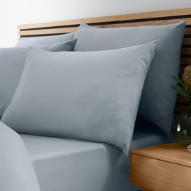 Catherine Lansfield So Soft Non-Iron Single Fitted Sheet Slate Grey