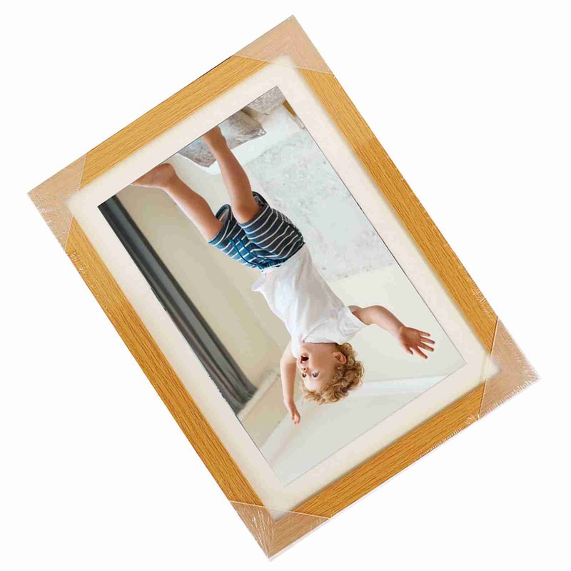 Wooden photo frame table oil painting storage box Kids Art