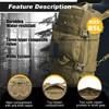 3 In 1 Tactical 85L Military Backpack Travel Duffle Bag