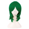 MapofBeauty 40cm Short Wig with Side Bangs Synthetic Fiber Cosplay