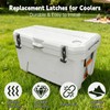 2 Pack Cooler Latches Compatible with Ozark Trail, Replacement Lid