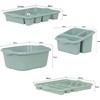 M1SS SILVER SAGE - 4 Piece Casa Plastic Kitchen Set