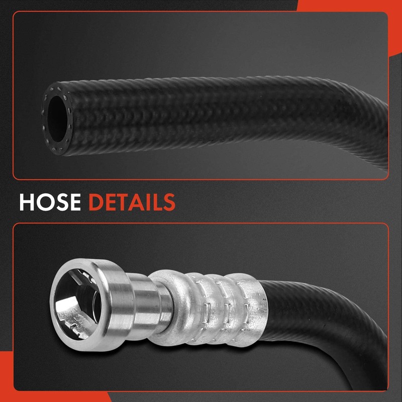 A-Premium Automatic Transmission Oil Cooler Line Hose Assembly Compatible with