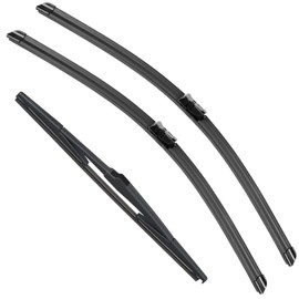 RAINTOK Windshield Wiper Blade Set Replacement for Lexus RX350 2016 2017 2018 2019 2020 2021 Original Equipment Replacement Front Rear Windshield Wiper Blade-26"/20"/16" (Set of 3) Top Lock