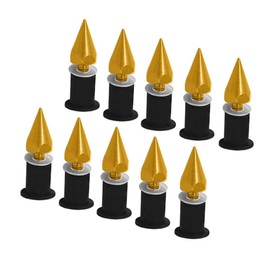 Windshield Spike Bolts Set, Windshield Wind Screen Screws, Qiilu Windshield Wind Screen Spike Bolts,M5 Screws Nuts Windshields Installation Kit Motorcycle Modification Accessories(gold)
