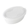 PEARL METAL CC-1204 White Grater, Total Length 3.7 x Width