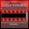 3PCS Movie Night Tablecloth Plastic Table Covers Movie Theater Table