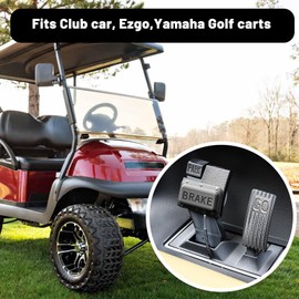Orle Oko Universal Golf Cart Turn Signal Kit for Yamaha Club Car EZGO with 9-pin Plug Wiring Harness 12v Golf Cart Blinker Kit Included Horn Brake Pad Hazard Light Switch