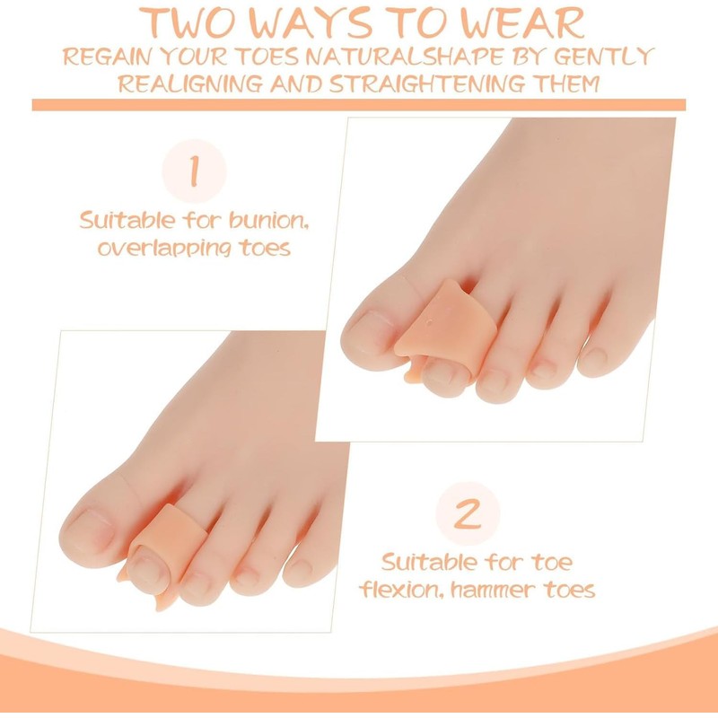 14PCS Hammer Toe enderetener Corrector, separseparseparseparseparseparseparseparcorrecde dedo del pie tablipara
