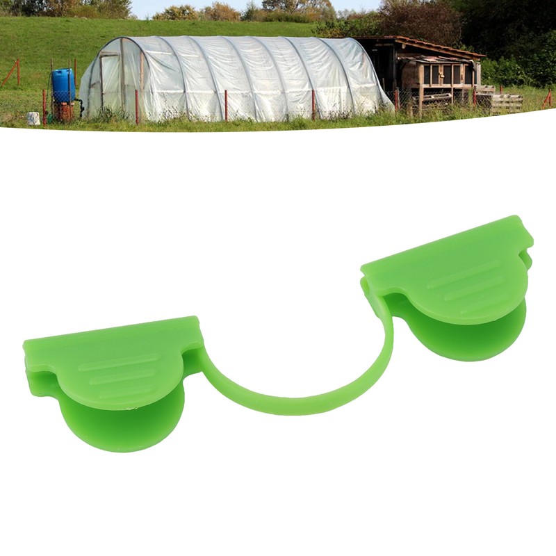 100PCS Greenhouse Arch Frame Double Head Plastic Clip Heating Press