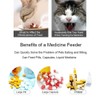 QIYADIN Pet Large Piller Gun Dog Pill Shooter Cat Piller