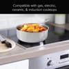 NuWave Tri-Ply Stainless Steel Sauté Pan with Lid, Even-Heating Technology,