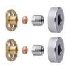 YOOZENA Shower Mixer Set,Thermostatic Shower Mixer Bar Valve Fixing Kit,