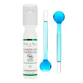 Contorno De Ojos Roll-On + Crio Esferas Vegano Orgánico Natural Con Ácido Hialurónico Y Granada | Skincare Antiedad | Skin Care Serum Hidratante Facial Contorno De Ojos Premium | Marie D'Argan