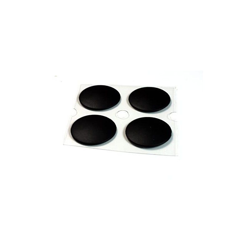 Power4Laptops Replacement Rubber Feet (4 Feet) Compatible with Apple MacBook