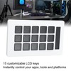 15 Key Visual Keyboard Professional Macro Keyboard LCD Custom Keyboard