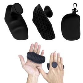 ATAK Strength Training Power Grip [Breaking the Limits with Easy Grip] Dumbbell Grip Gloves, Unisex, Storage Case (Black)